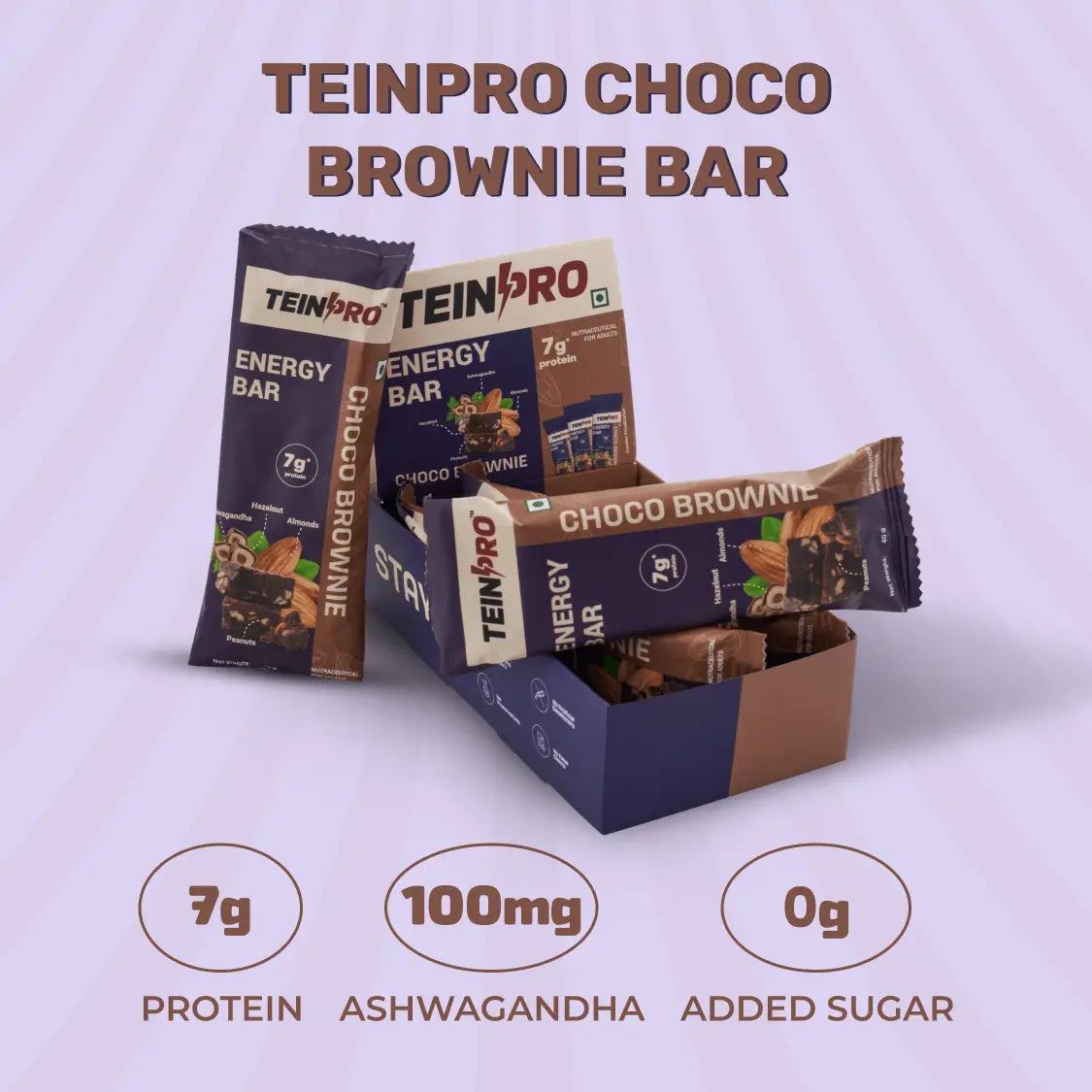 TeinPro Energy Bar – Choco Brownie | Pack of 4