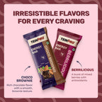 TeinPro Assorted Energy Bars – Berrilicious & Choco Brownie | 40g Each | 7g Protein | Pack of 6