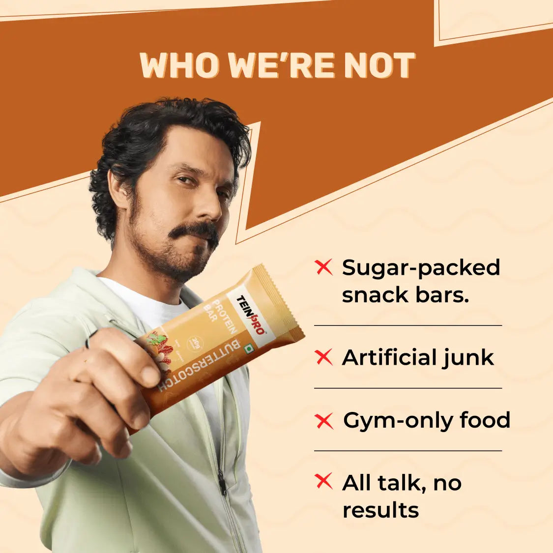 TeinPro Protein Bar – Butterscotch | Pack of 4