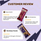 TeinPro Assorted Energy Bars – Berrilicious & Choco Brownie | 40g Each | 7g Protein | Pack of 6