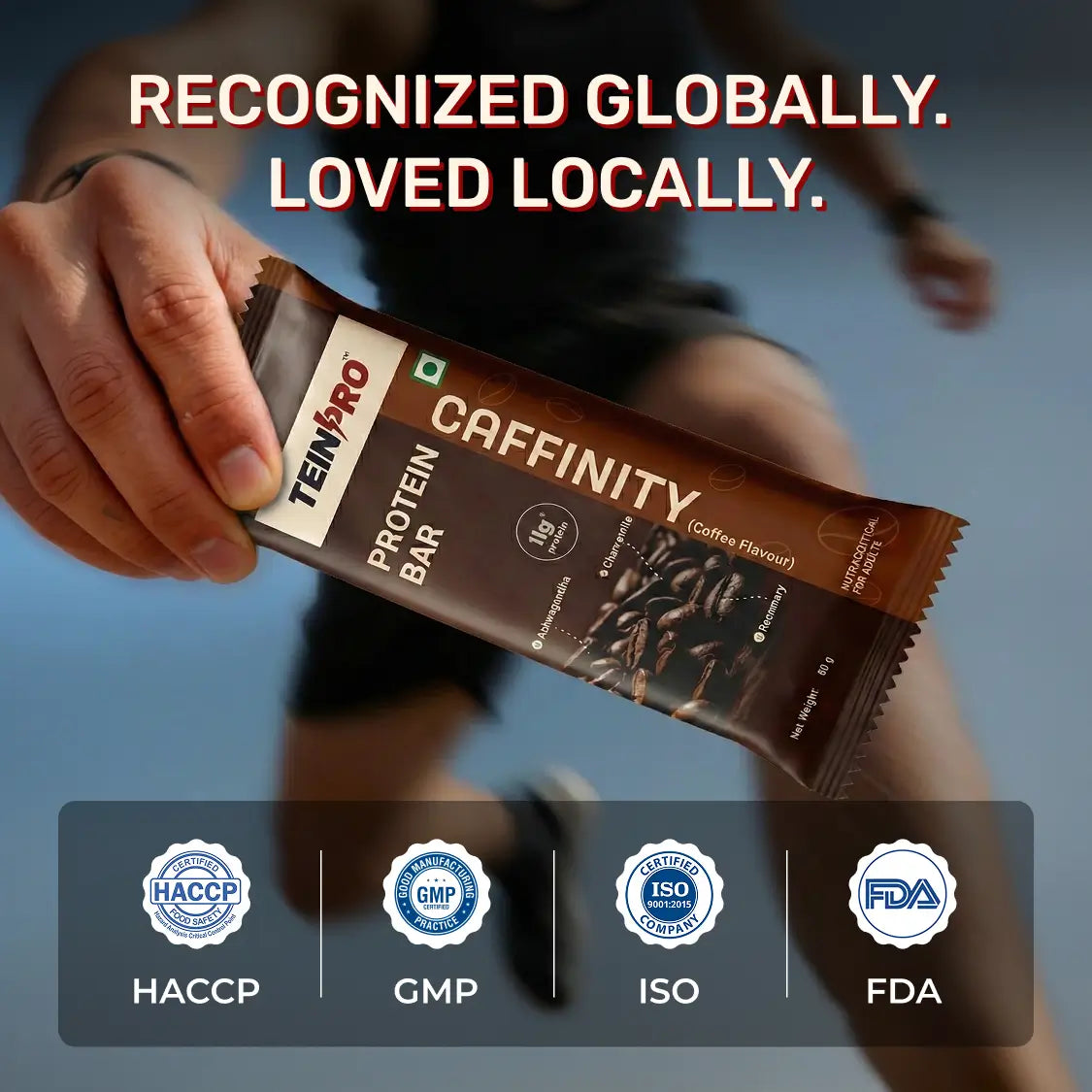 TeinPro Protein Bar – Caffinity (Coffee Flavor) | Pack of 4