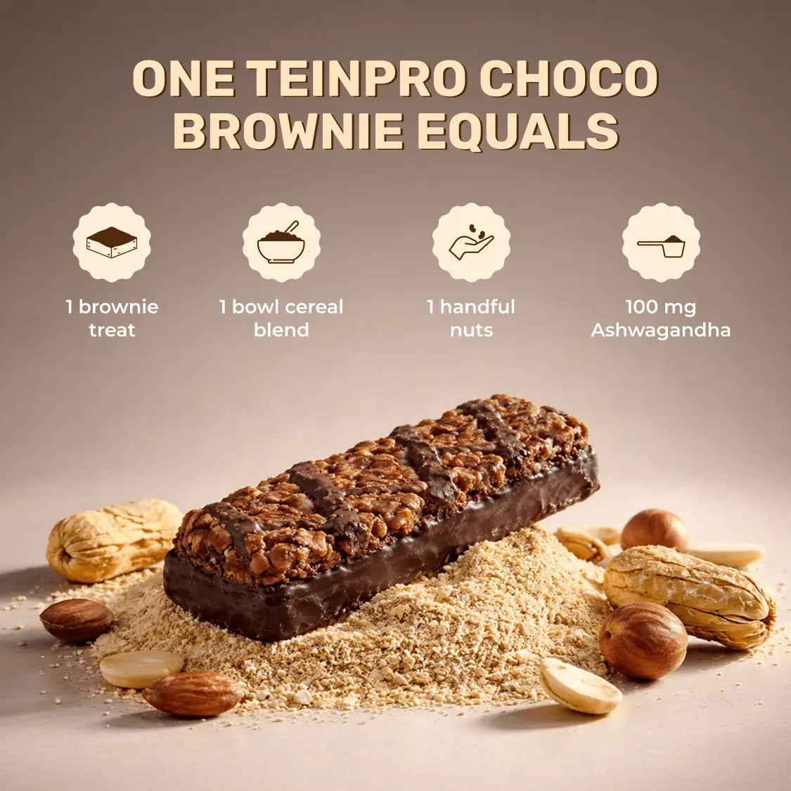 TeinPro Energy Bar – Choco Brownie | Pack of 4