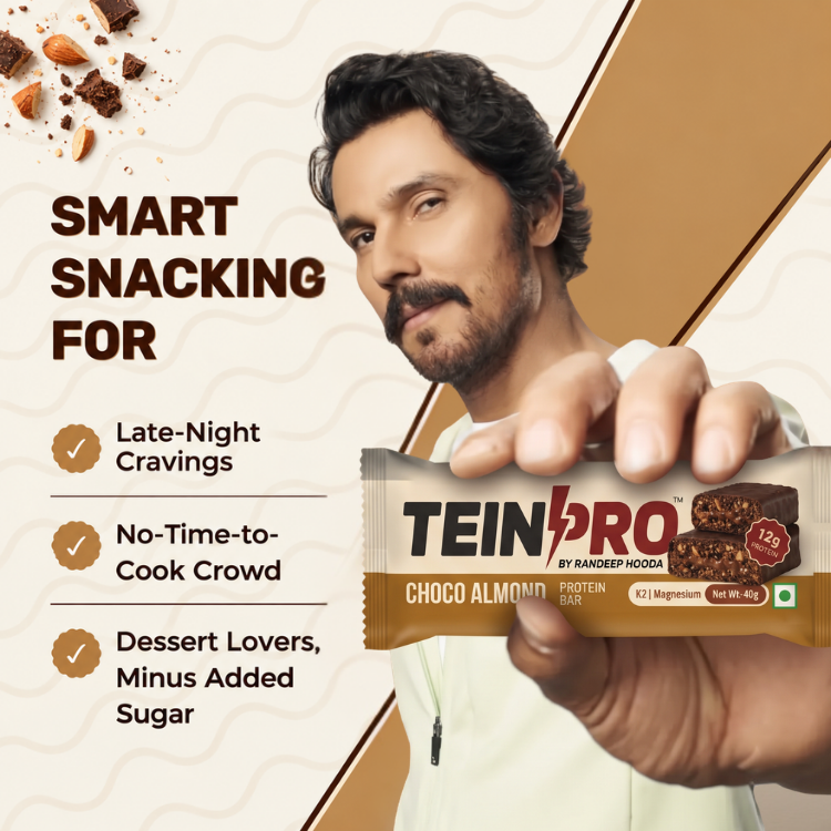 Choco Almond Protein Bar 40g – Pack of 6