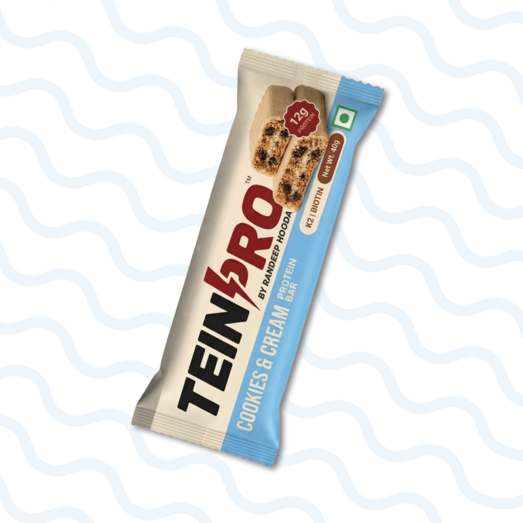 Cookies & Cream Protein Bar – 12g Protein | 1 Bar