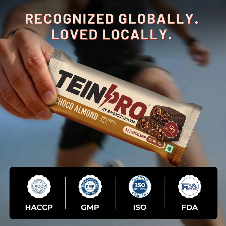 Choco Almond Protein Bar 40g – Pack of 6