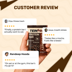 TEINPRO PROTEIN BITES- CAFFINITY (COFFEE FLAVOUR) | PACK OF 10