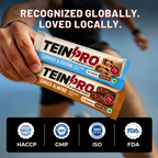 Assorted Protein Bars –  Pack of 12 ( Cookies & Cream | Choco Almond ) | 12g Protein Each