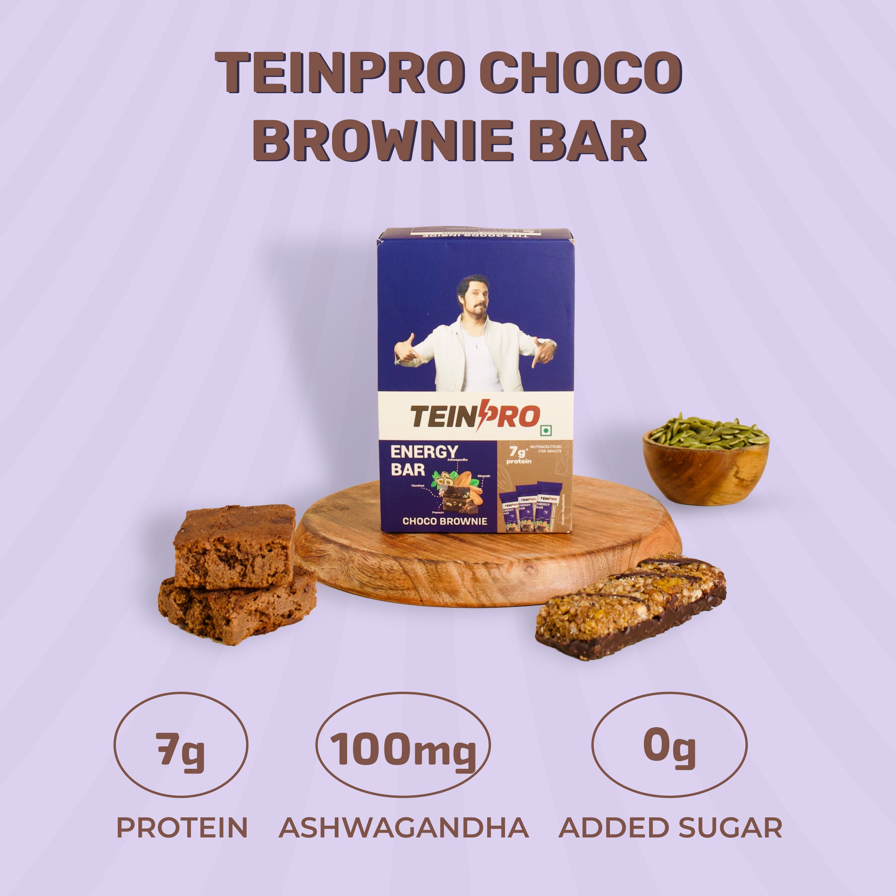 TeinPro Energy Bar – Choco Brownie | Pack of 4