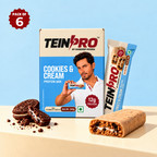 Cookies & Cream  Protein Bar 40g – Pack of 6