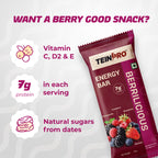 TeinPro Energy Bar – Berrilicious (Berry Flavor) | Pack of 4