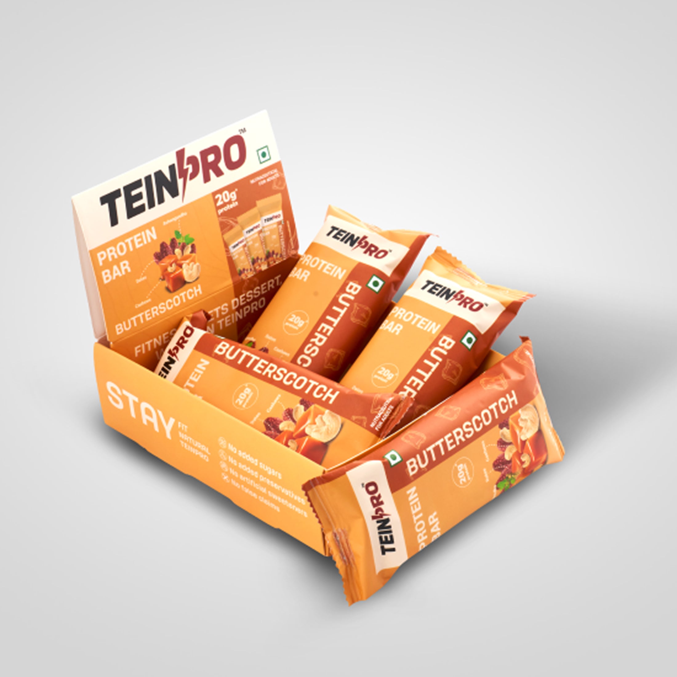 TeinPro Protein Bar – Butterscotch | Pack of 4